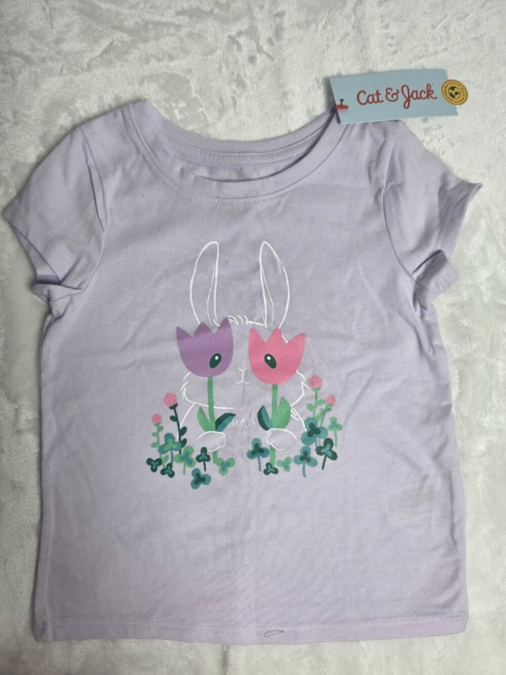 Cat & Jack Girls T-shirt 2T New